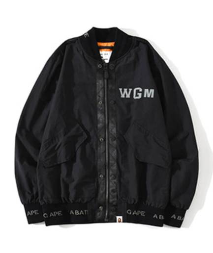 A Bathing Ape Bape Camo Shark Zip Up Jacket back