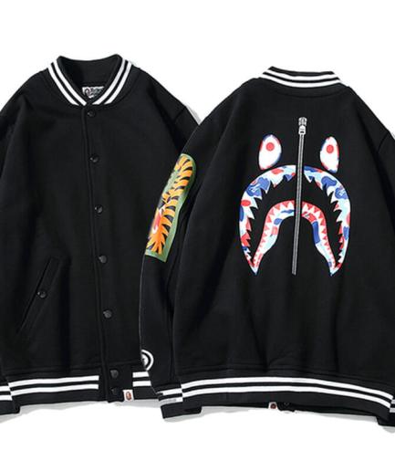 A Bathing Ape Varsity Bape Shark WGM Jacket