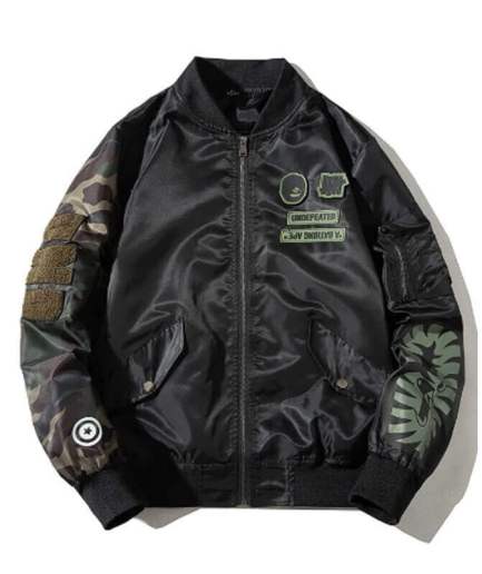 BAPE x Alpha Industries Reversible MA-1 Green Jacket back