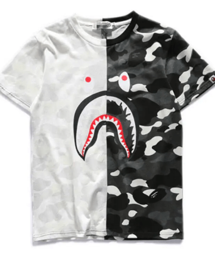 Bape Shark T Shirt Men Women